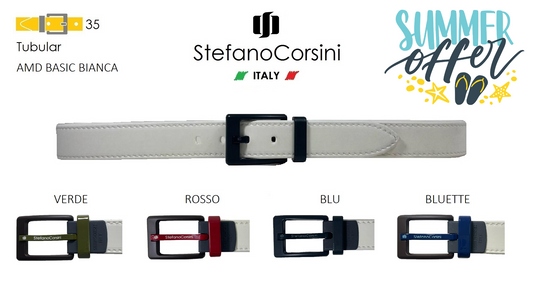 Cintura uomo Promo Bianca Evolution Belt Basic