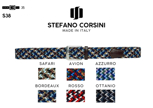 Cintura Uomo Elastica S38